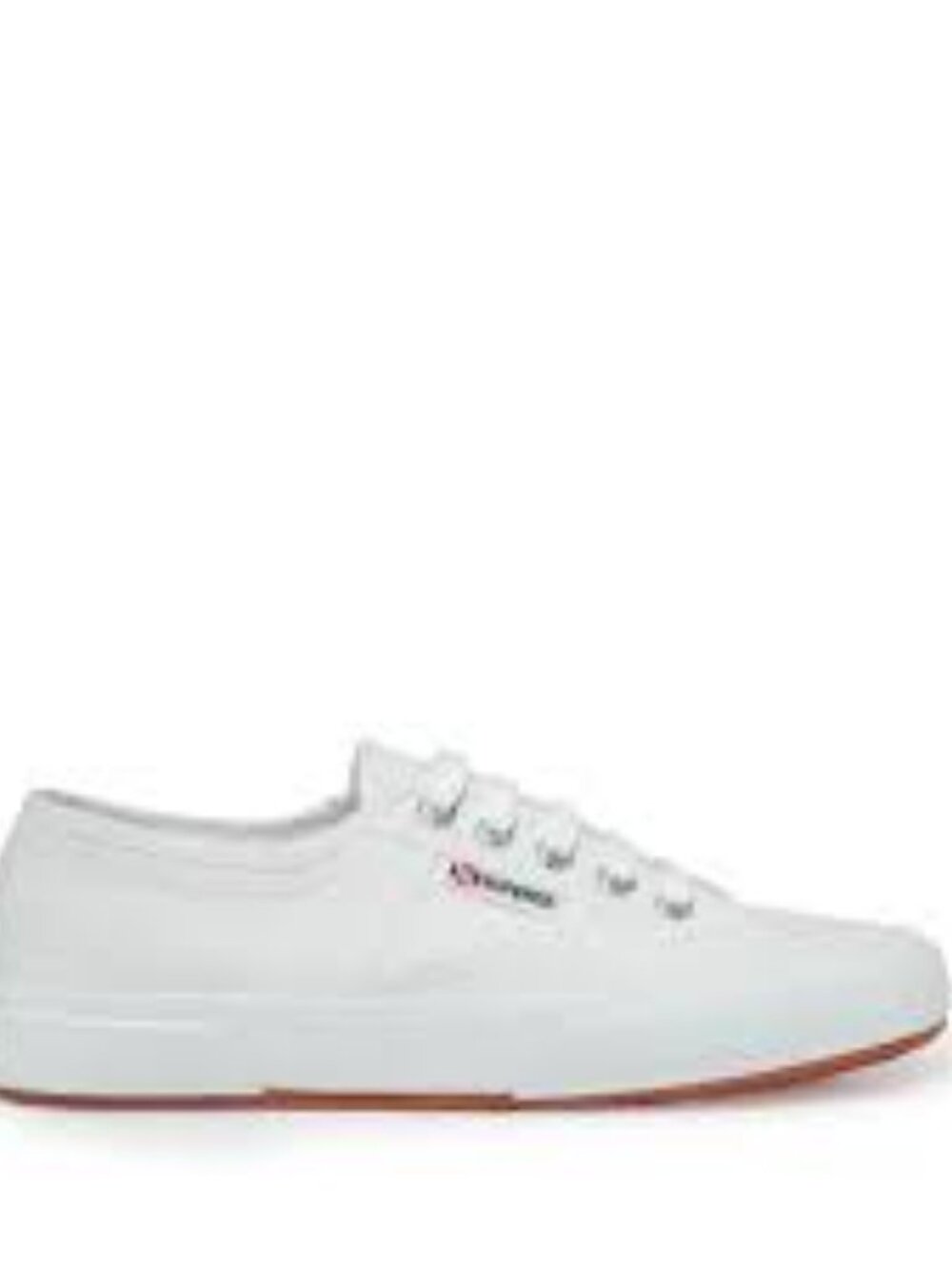 Superga  2750 Cotu Classic Sneakers, White Canvas  Size Women 9, Men 7.5